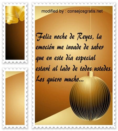 Resultado de imagen de IMAGENES CON MENSAJES DE REYES MAGOS