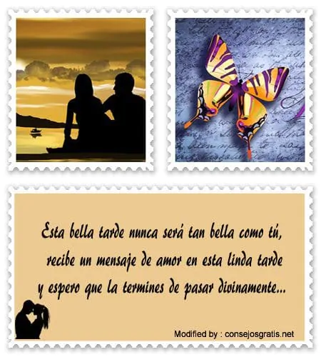 Bellos mensajes de buenas tardes para tu amor | Frases romànticas de buenas  tardes 