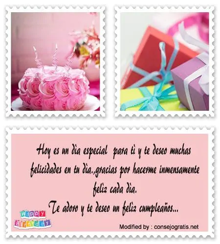 Saludos y mensajes de cumpleaños para mi esposa| Felìz cumpleanos -  